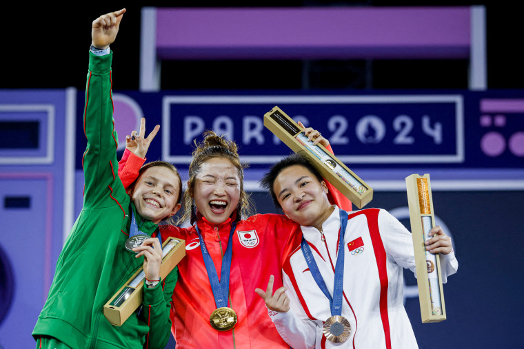 Lithuania's Dominika Banevič known as Nicka, Japan's Ami Yuasa known as Ami, and China's Liu Qingyi known as 671.