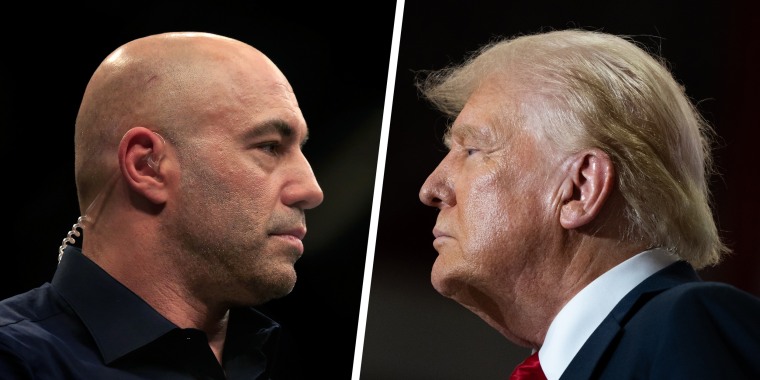 Joe Rogan and Donald Trump