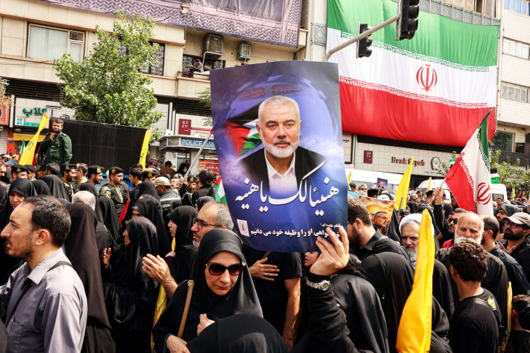 Iran has held funeral processions with calls for revenge following the assassination in Tehran of Hamas political chief Ismail Haniyeh in an attack blamed on Israel.