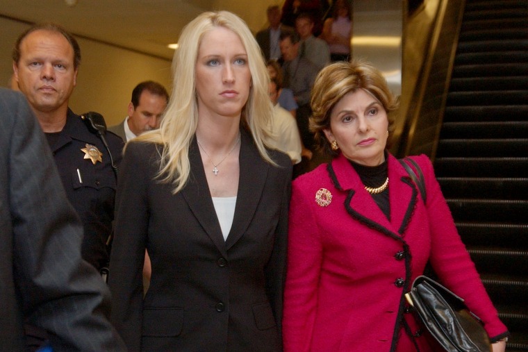 Amber Frey and Gloria Allred