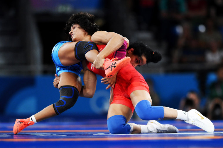 Vinesh Phogat lutte contre Yusnelis Guzman Lopez 