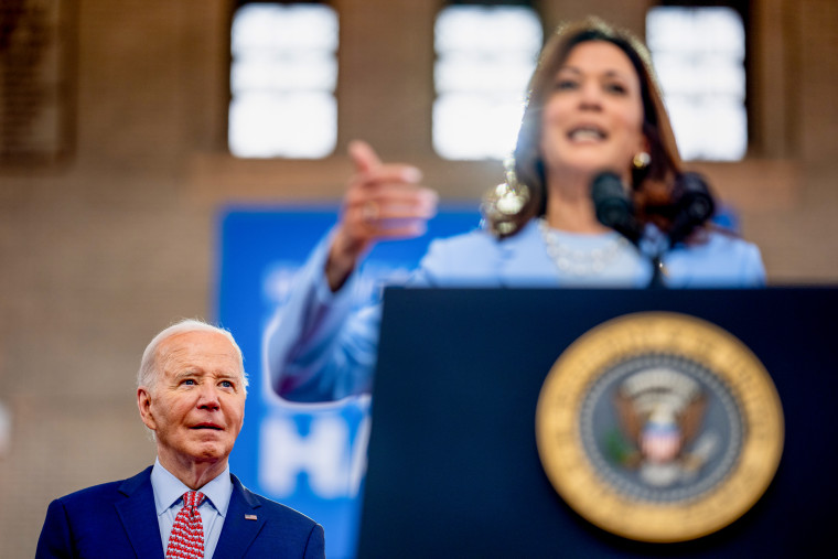 Joe Biden and Kamala Harris.