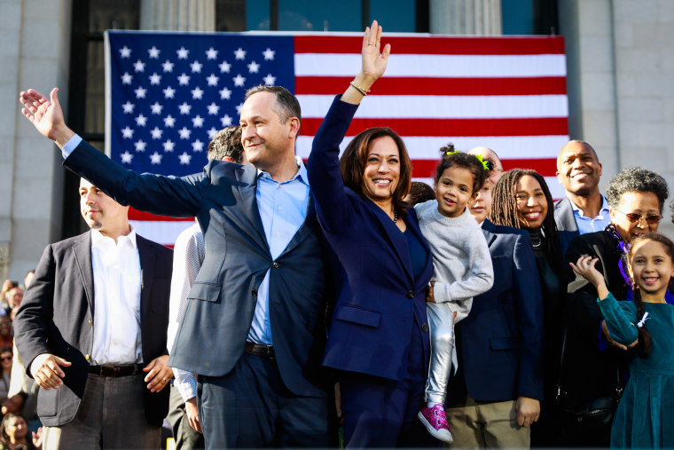 Kamala Harris and family.