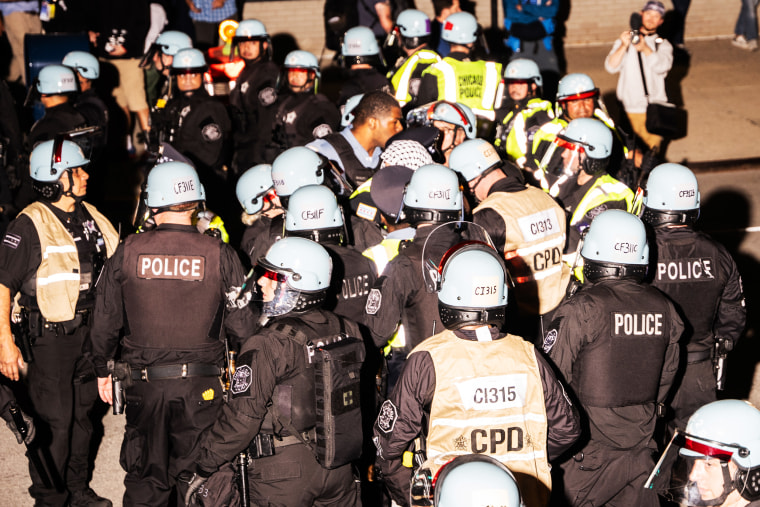 Protestos do DNC em Chicago