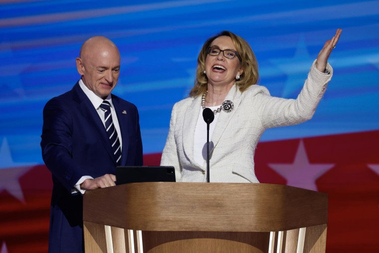 US Representative Gabby Giffords and Senator Mark Kelly