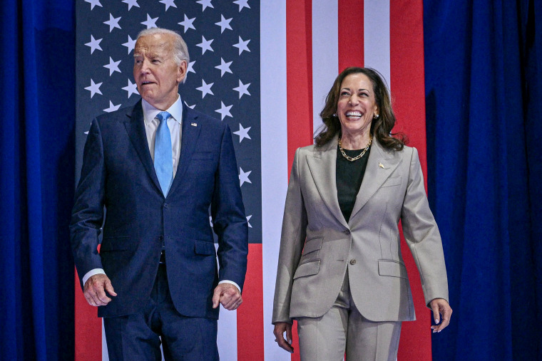 Joe Biden and Kamala Harris.