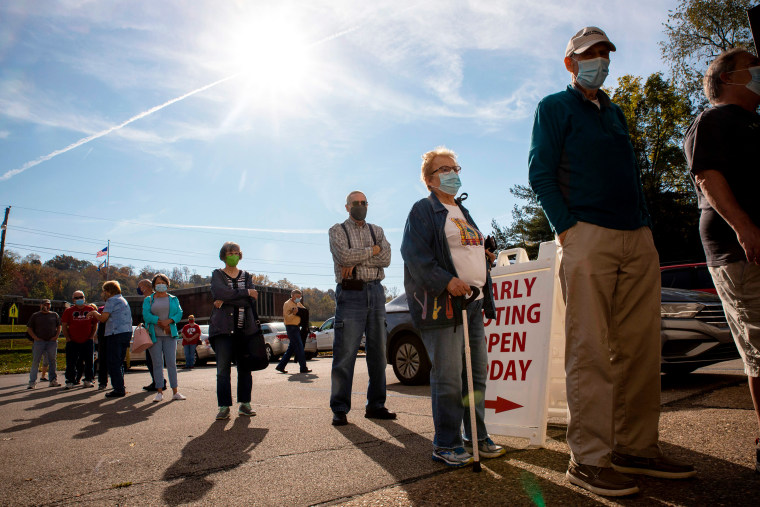 West Virginia voter queue