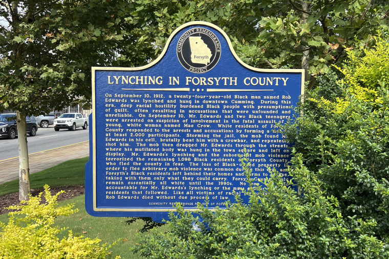 Lynching placard 