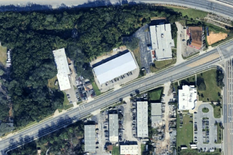 An address for this warehouse complex in Orlando, Fla., appears to have been listed as the U.S. sponsor’s address for more than 600 applications to the CHNV program, according to an internal report reviewed by NBC News.