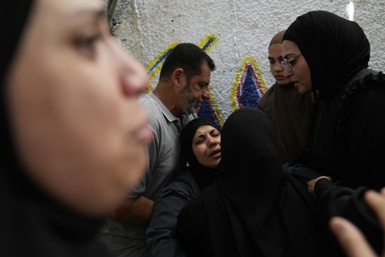 West Bank Refugee Camp Funeral