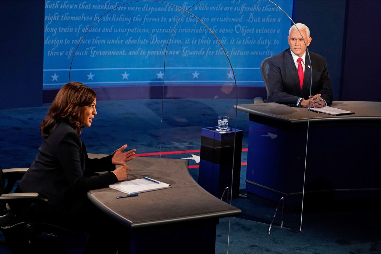 Mike Pence And Kamala Harris Take Part In Vice Presidential Debate