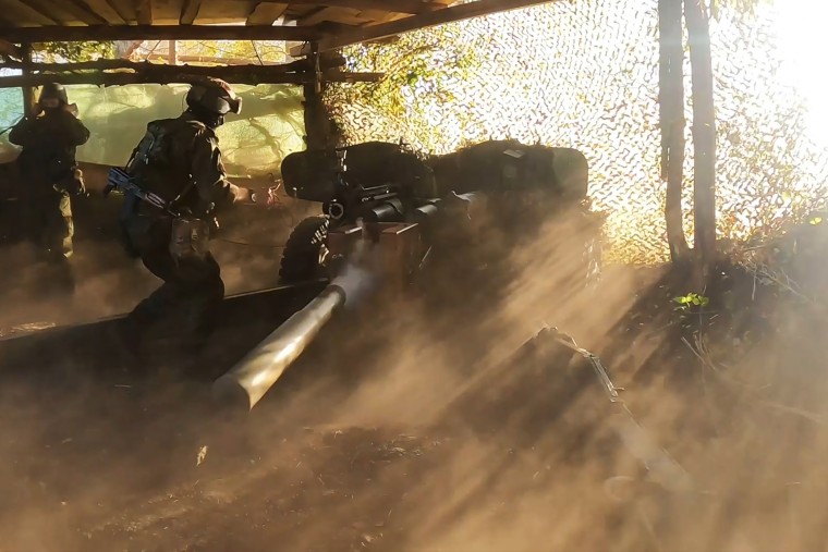 Russian Soldiers Fighting in Kursk