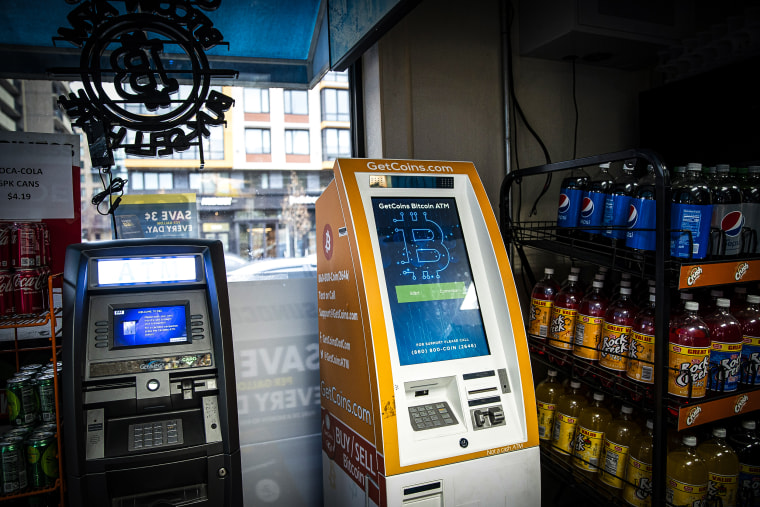 A Bitcoin automated teller machine