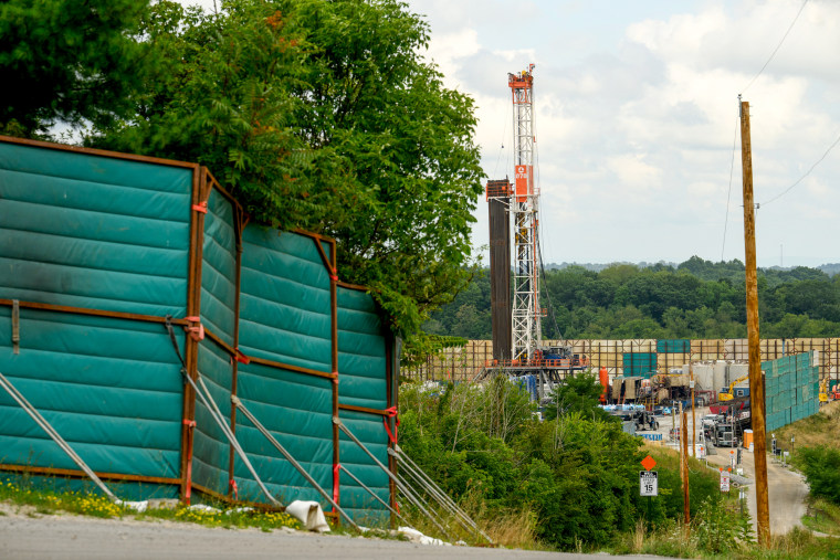 A natural gas well.