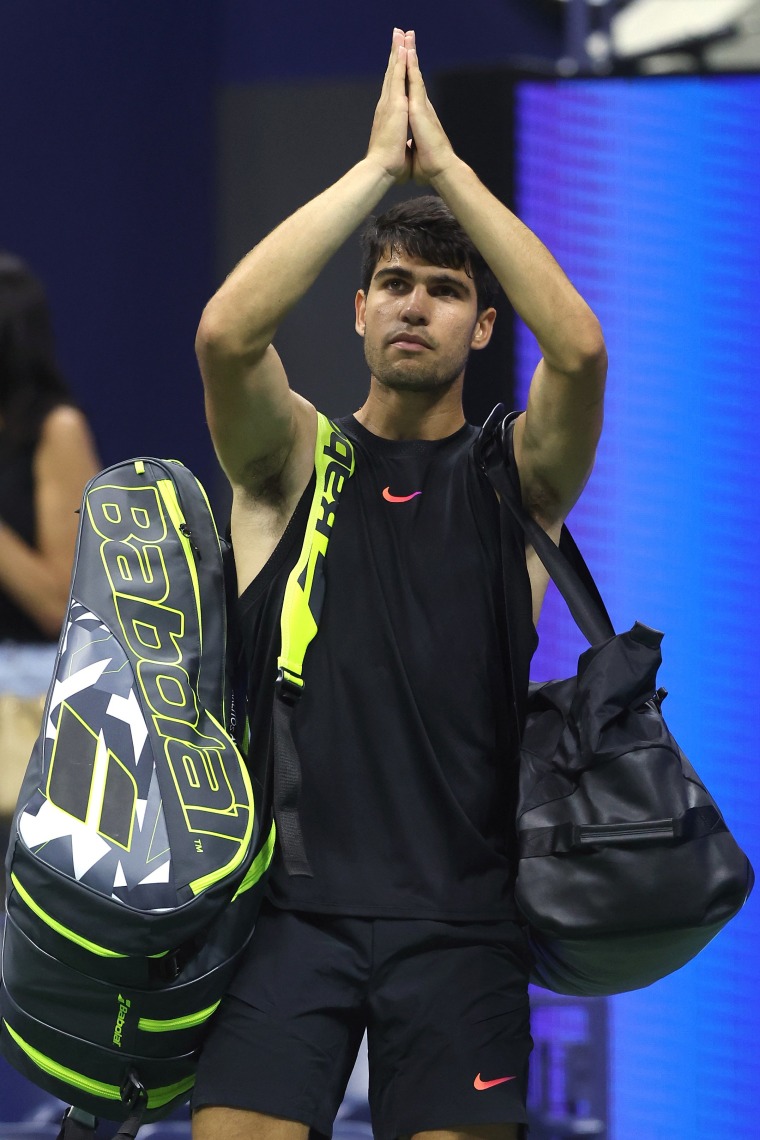  Carlos Alcaraz at the 2024 U.S. Open.