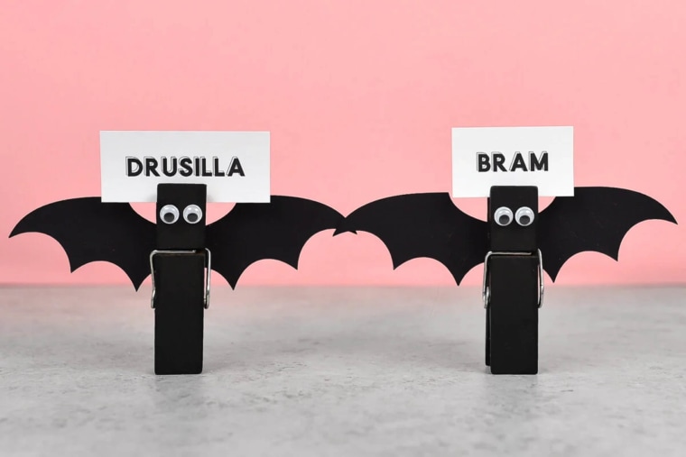 Bat Halloween Place Cards