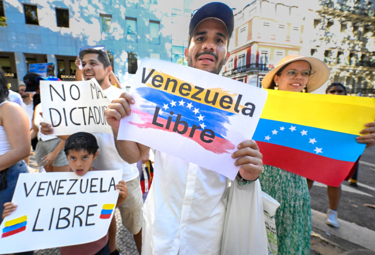 Venezuelans Protest In Lisbon Presidential 2024 Election Results