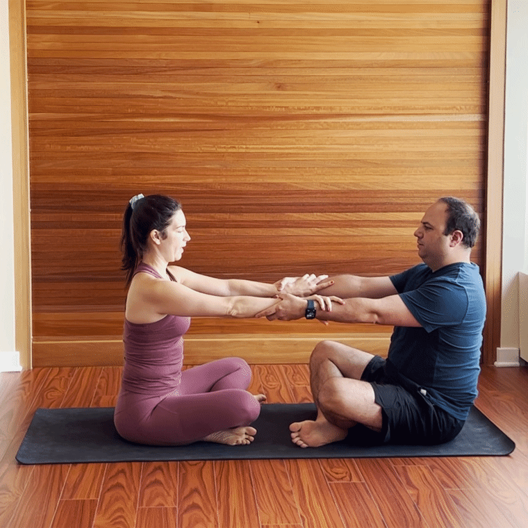 Easy Couples Yoga Poses to Reduce Stress and Improve Communication