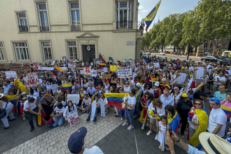 Centenares de venezolanos se manifestaron de forma pacífica este sábado en Londres y otras ciudades del Reino Unido.