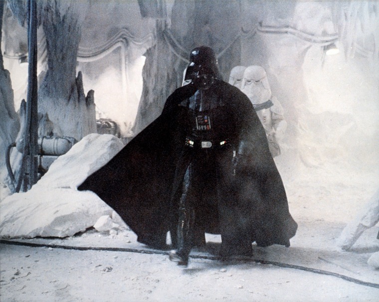 Darth Vader, voiced by James Earl Jones, in "Star Wars: The Empire Strikes Back" in 1980.