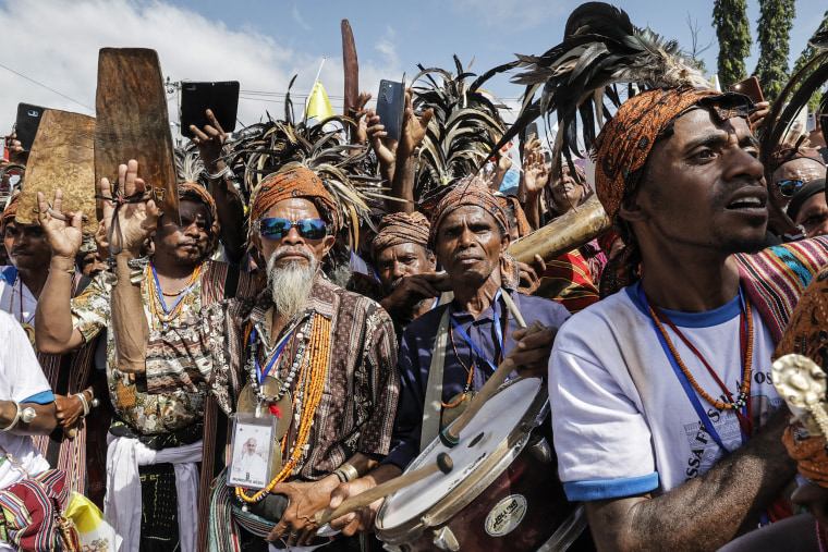 Catholic devotees were clamouring to see Pope Francis before his arrival in East Timor's capital on September 9 -- making pilgrimages from faraway towns and hours-long crossings of its shared border with Indonesia.