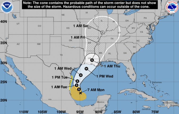 Tropical Storm Gulf of Mexico