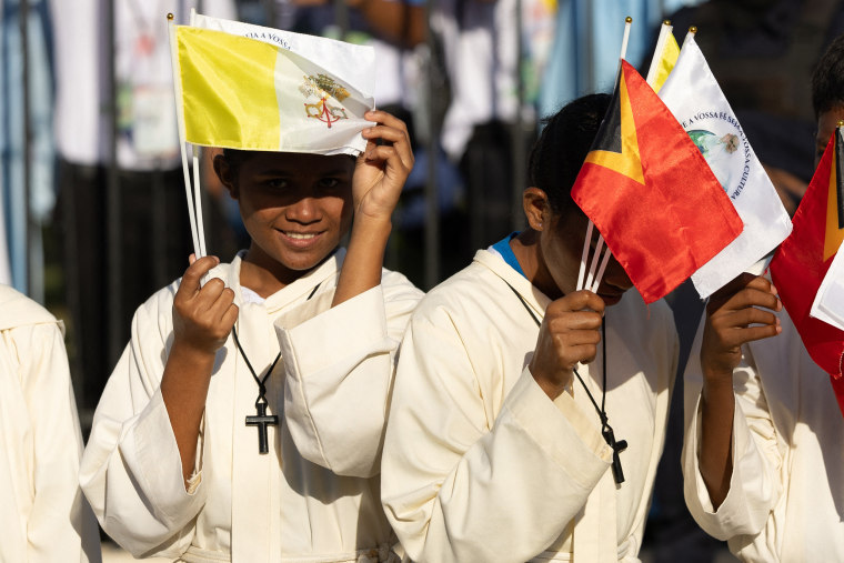 Pope Francis visits East Timor