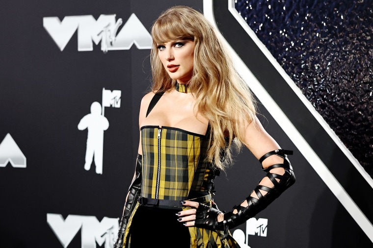 Taylor Swift attends the 2024 MTV Video Music Awards at UBS Arena on September 11, 2024 in Elmont, New York. 