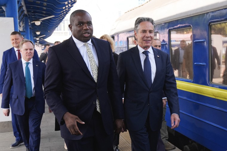 Blinken visited Ukraine together with the Minister of Foreign Affairs of Ukraine, David Lammy