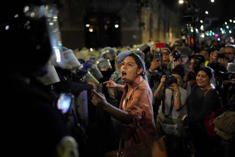 Protesters storm Mexico’s Senate after ruling party wins votes for court overhaul