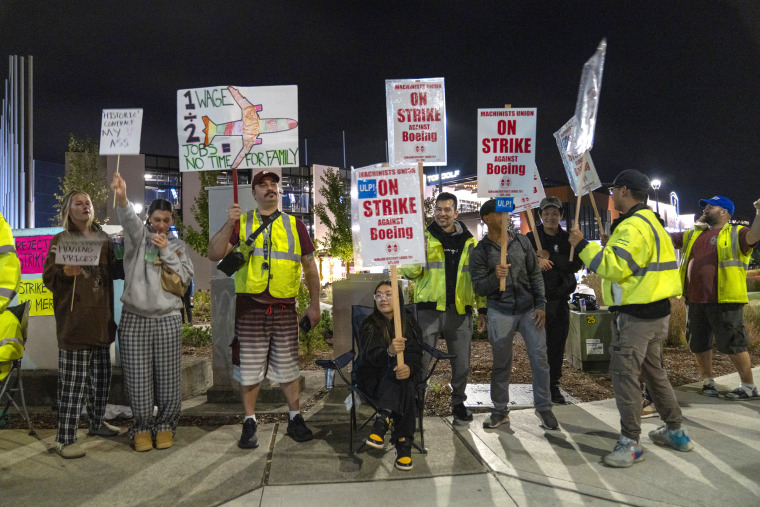 Huelga de trabajadores de Boeing 