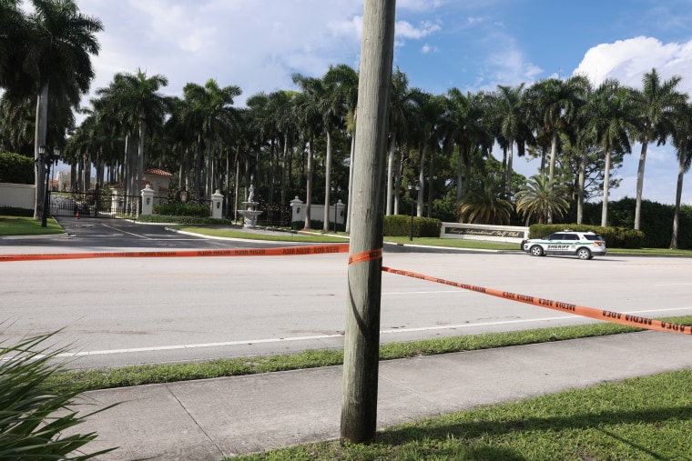 Shots were reportedly fired near Trump's golf course, where the former president plays