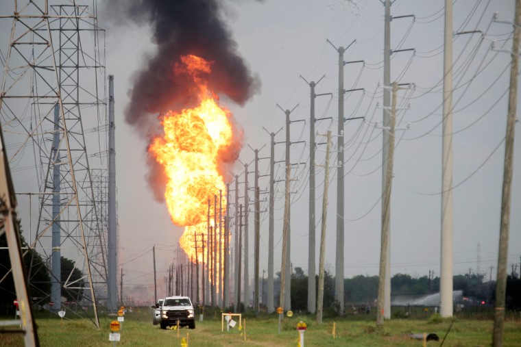 Houston-area pipeline fire prompts evacuations, shelter-in-place orders for thousands