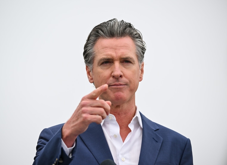 California Governor Gavin Newsom 