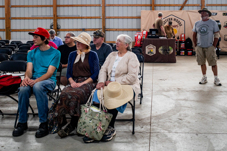 Attendees listen to vendors speak at the Great Lakes Emergency Preparedness Expo.