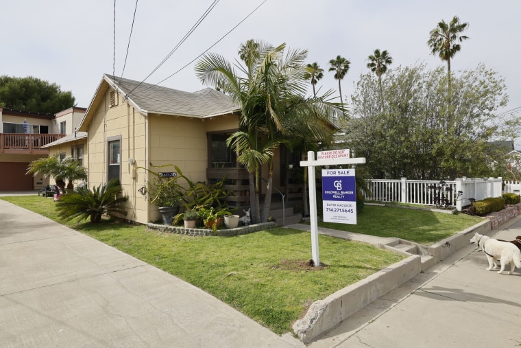 A home for sale in Huntington Beach, Calif.