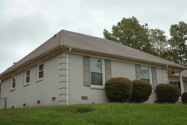 The exterior of Terry Belk's home