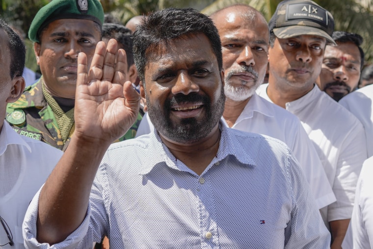 Marxist lawmaker leads the vote count in Sri Lanka’s presidential election