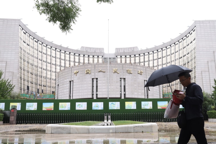 China central bank releases slate of support measures amid a deepening economic slump