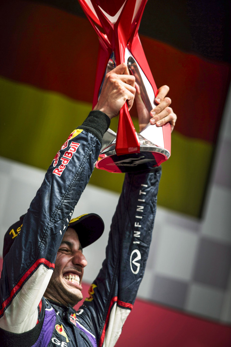 Red Bull Racing’s Australian driver Daniel Ricciardo 