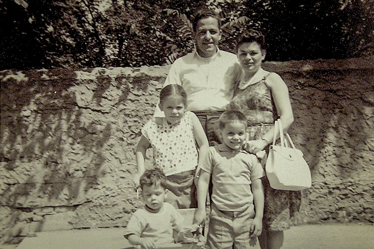 Ellen Fernandez-Sacco's family photo from the Bronx, circa 1963. Ellen's the little girl.