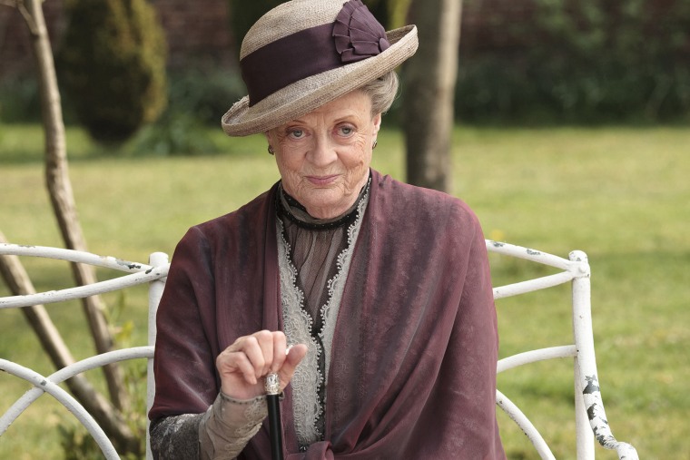 Maggie Smith as Dowager Countess Grantham "Downton Abbey."