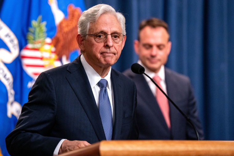 Attorney General Merrick Garland at the Department of Justice on Sept. 24, 2024.