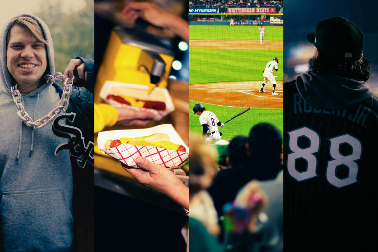 Sights, scenes and snacks at the Los Angeles Angels vs. Chicago White Sox game at Guaranteed Rate Field in Chicago on Tuesday.