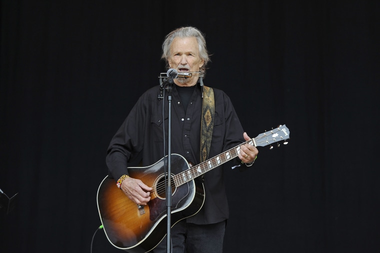 Kris Kristofferson, country music star and actor who starred in 'A Star