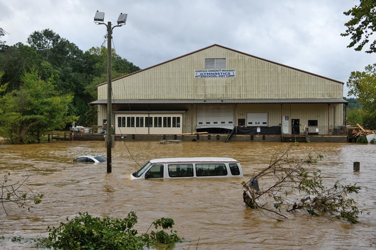 Image: Storm Helene Causes Massive Flooding Across Swath Of Western North Carolina