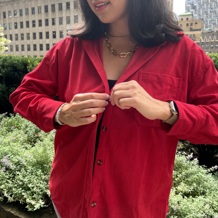 Astylish Corduroy Blouse