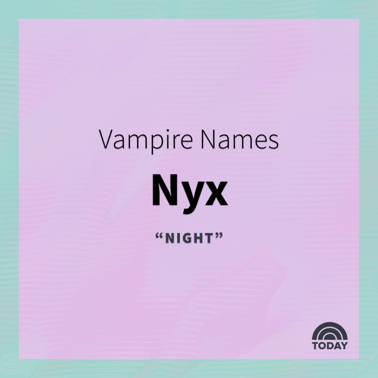 Vampire Names