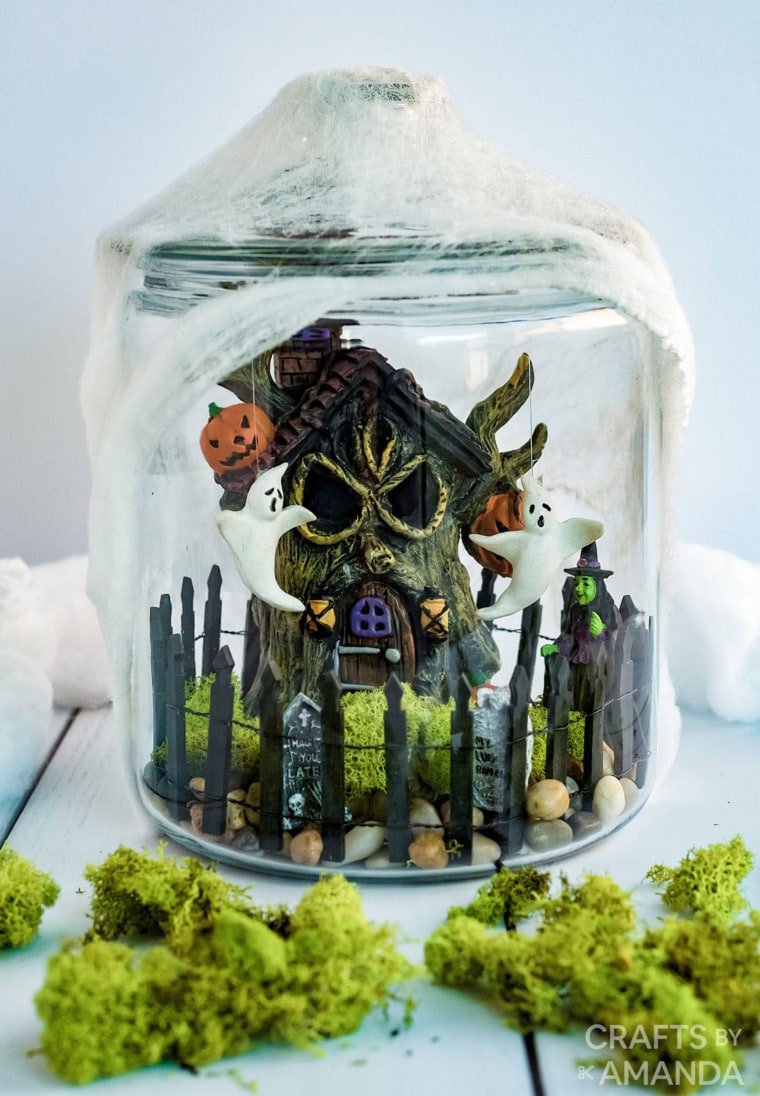 Halloween terrarium.