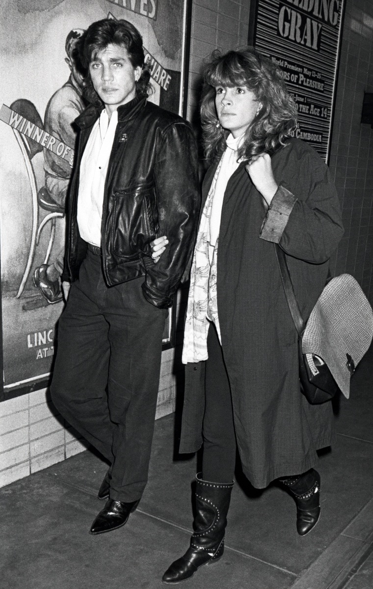 Eric Roberts and Julia Roberts in 1986.